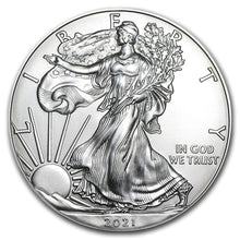 Load image into Gallery viewer, 2021 1 Oz .999 American Silver Eagle ASE (Type 1) (MintDirect Single)
