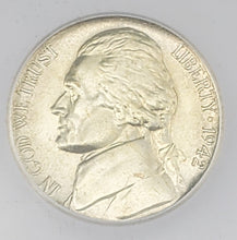 Load image into Gallery viewer, 1942 S Jefferson War Nickel 5c 35% Silver Coin ICG MS 67
