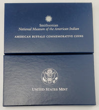 Load image into Gallery viewer, 2001 P&D American Buffalo 2 Coin Commemorative Silver Dollar Set with OGP&COA