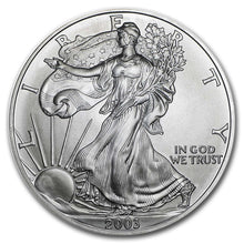 Load image into Gallery viewer, 2003 American Silver Eagle $1 ASE .999 Fine US Silver Coin BU

