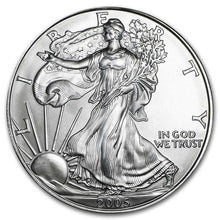 Load image into Gallery viewer, 2005 American Silver Eagle $1 ASE .999 Fine US Silver Coin BU
