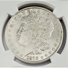 Load image into Gallery viewer, 1878 P 7 Tail Feather Reverse of 79 Morgan Silver Dollar $1 NGC MS 63
