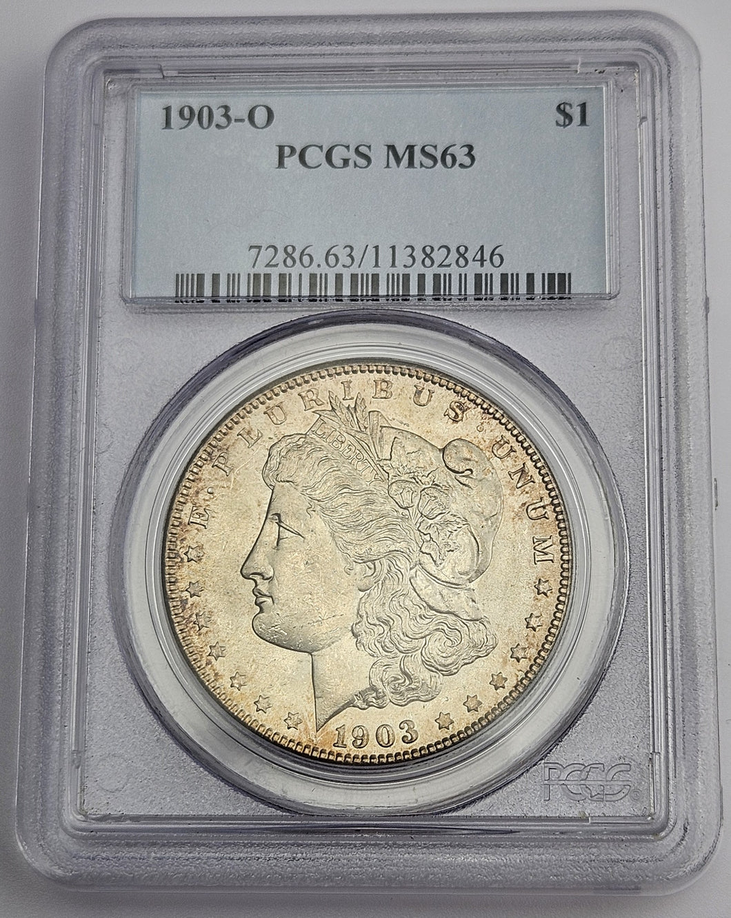 1903 O New Orleans Mint Morgan Silver Dollar $1 PCGS MS 63 Key Date