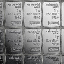 Load image into Gallery viewer, 100 Gram Silver Valcambi 100x 1 gram Silver CombiBar™
