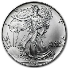 Load image into Gallery viewer, 1993 American Silver Eagle $1 ASE .999 Fine US Silver Coin BU
