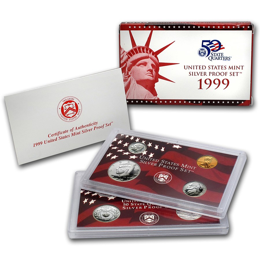 1999-S Silver United States Mint Silver Proof Set