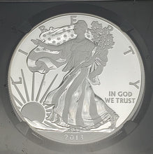 Load image into Gallery viewer, 2013 W American Silver Eagle NGC SP 70 Enhanced Finish W.P Eagle Set
