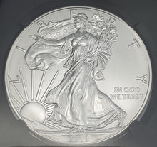 Load image into Gallery viewer, 2018 American Silver Eagle NGC MS 70 Early Releases Mike Castle Signed
