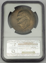 Load image into Gallery viewer, 1977 Eisenhower Dollar $1 Reverse Struck Thru NGC Mint Error MS 65
