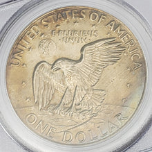 Load image into Gallery viewer, 1977 Eisenhower Dollar Reverse Struck Thru Mint Error PCGS MS 63
