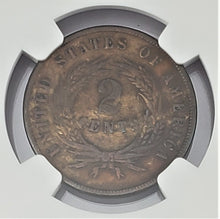 Load image into Gallery viewer, 1868 Two Cent Piece 2c NGC VF Details Altered Color
